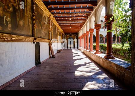 Kloster Iglesia de San Francisco de Asís, Kirche San Francisco de Asis, Stadt Cusco, Cuzco Sacred Valley, Peru Stockfoto