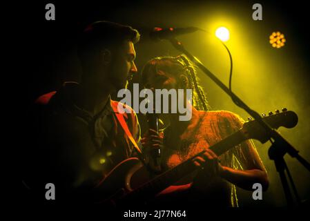 5. Mai 2022, Mailand, Mailand, Italien: Enula, Bühnenname von Enula Bareggi im Live-Konzert im Apollo Club in Mailand. (Bild: © Pamela Rovaris/Pacific Press via ZUMA Press Wire) Stockfoto