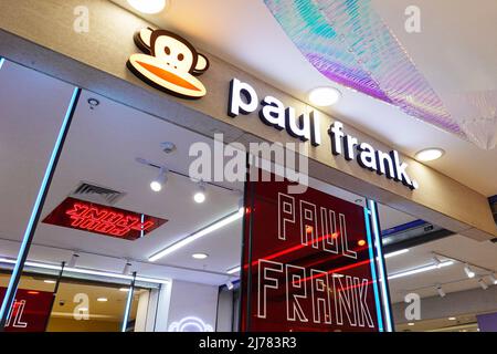 29. April 2022, Changzhou, Jiangsu, China: Paul Frank Bekleidungsgeschäft in changzhou gesehen. (Bild: © Sheldon Cooper/SOPA Images via ZUMA Press Wire) Stockfoto