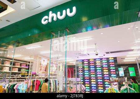 29. April 2022, Changzhou, Jiangsu, China: Der Bekleidungsladen Chuu wird in Changzhou geöffnet. (Bild: © Sheldon Cooper/SOPA Images via ZUMA Press Wire) Stockfoto