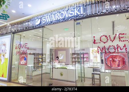 29. April 2022, Changzhou, Jiangsu, China: In Changzhou wurde ein Swarovski-Laden eröffnet. (Bild: © Sheldon Cooper/SOPA Images via ZUMA Press Wire) Stockfoto