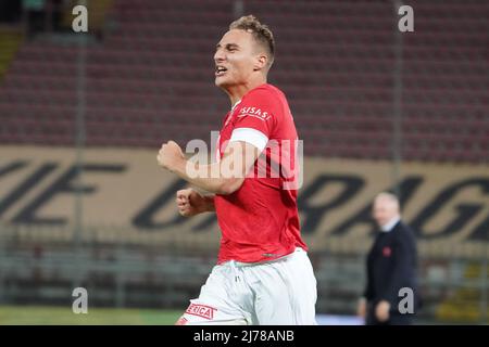 De luca manuel (n. 09 perugia calcio) während des AC Perugia gegen AC Monza, dem Spiel der italienischen Fußball-Serie B in Perugia, Italien, Mai 06 2022 Stockfoto