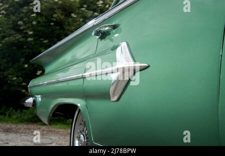 1960 Chevrolet Bel Air klassisches amerikanisches Familienauto Stockfoto