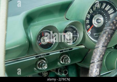 1960 Chevrolet Bel Air klassisches amerikanisches Familienauto Stockfoto