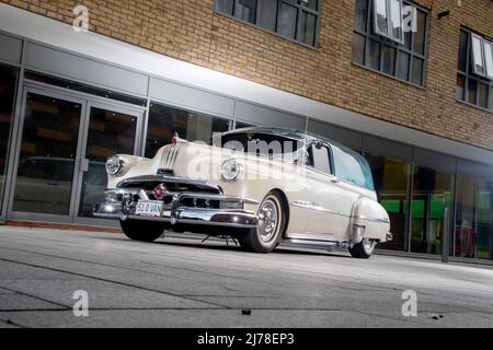 1961 Pontiac Lieferwagen Sedan - klassischer amerikanischer Transporter Stockfoto