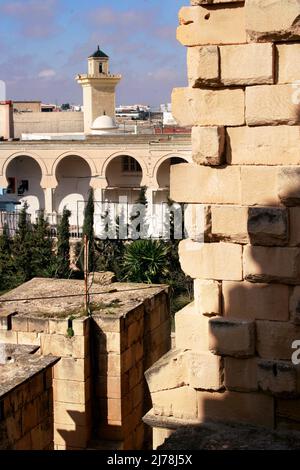 Blick auf eine Moschee, Tunesien Stockfoto