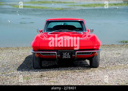 1966 Chevrolet Corvette Stingray C2 klassischer amerikanischer Sportwagen der zweiten Generation Stockfoto