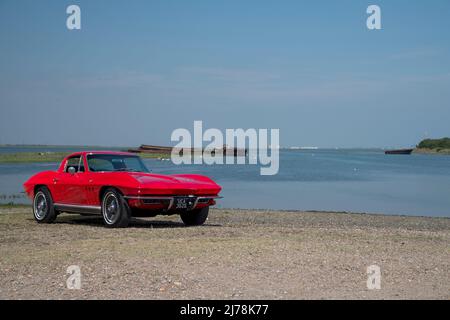 1966 Chevrolet Corvette Stingray C2 klassischer amerikanischer Sportwagen der zweiten Generation Stockfoto