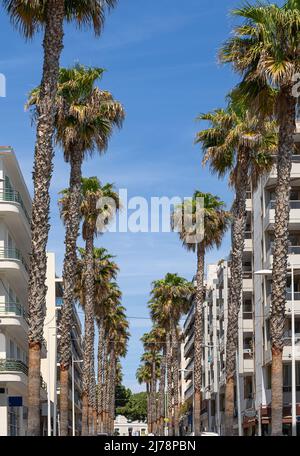 Juan Les Pins in der Provence Alpes Cote d'Azur Stockfoto