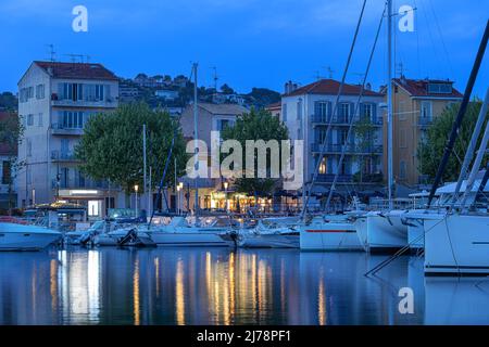 Golfe Juan Vallauris an der Cote d'Azur im Süden Frankreichs Stockfoto