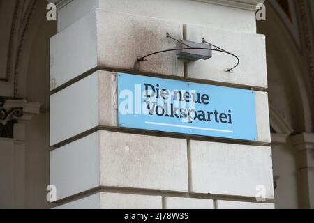 Zentrale der Neuen Volkspartei (ÖVP) in Wien - Zentrale der Neuen Volkspartei (ÖVP) in Wien Stockfoto