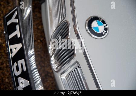 1967 BMW 2000 klassischer deutscher Limousinenwagen Stockfoto