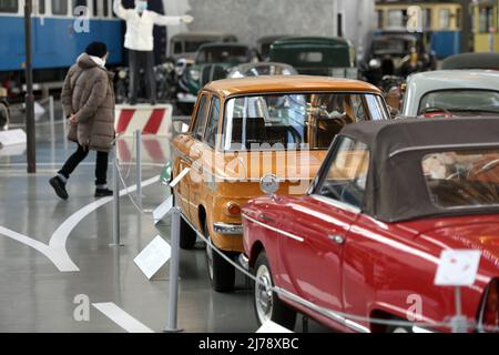 Verkehrszentrum des Deutschen Museums in München, Bayern, Deutschland - Verkehrszentrum des Deutschen Museums in München, Bayern, Deutschland Stockfoto