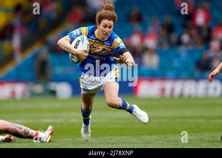 Leeds Rhinos Courtney Winfield-Hill beim Finale des Betfred Women's Challenge Cup in der Elland Road, Leeds. Bilddatum: Samstag, 7. Mai 2022. Stockfoto