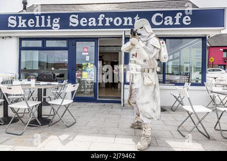 Star Wars-Charaktere beim Festival 4. in Portmagee, County Kerry, Irland Stockfoto
