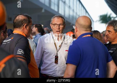 Miami International Autodrome, Miami, USA am 6. Mai 2022 Stefano Domenicali während der FORMEL 1 CRYPTO.COM MIAMI GRAND PRIX 2022, Eleanor Hoad Stockfoto