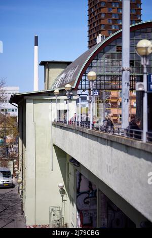 Bahnhof Nørrebro, entworfen von Knud Tanggaard Seest, 1930; Kopenhagen, Dänemark Stockfoto