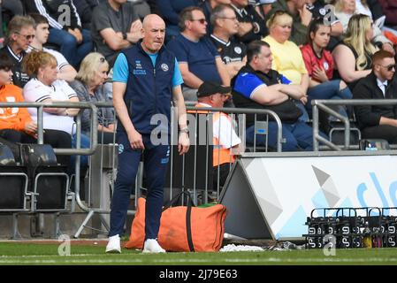 Mark Warburton Manager von Queens Park Rangers während des Spiels in Swansea, Vereinigtes Königreich am 5/7/2022. (Foto von Mike Jones/News Images/Sipa USA) Stockfoto