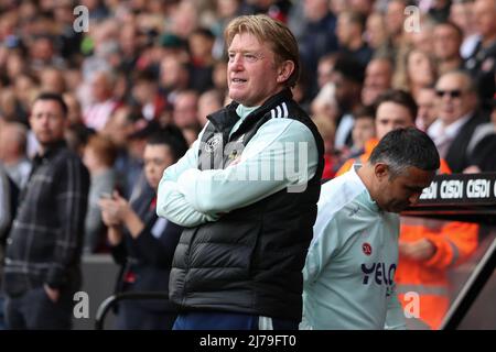 Sheffield, Großbritannien. 07.. Mai 2022. Stuart McCall schaut während des Spiels in Sheffield, Vereinigtes Königreich am 5/7/2022. (Foto von James Heaton/News Images/Sipa USA) Quelle: SIPA USA/Alamy Live News Stockfoto