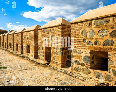 Castillo de San Miguel (Burg von San Miguel) in Almunecar - Granada, Spanien Stockfoto