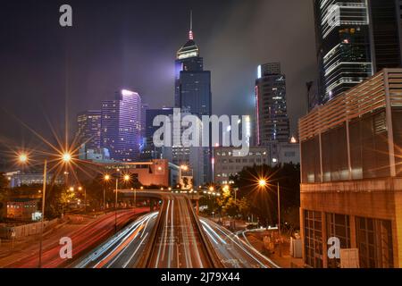 Hong Kong Straßen Stockfoto