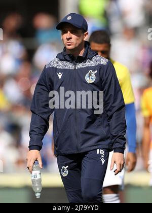 Bristol Rovers-Manager Joey Barton beim zweiten Spiel der Sky Bet League im Memorial Stadium, Bristol. Bilddatum: Samstag, 7. Mai 2022. Stockfoto