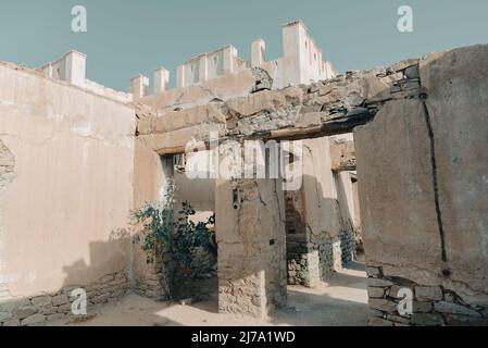 Abgebrochene Abdullah al-Suleiman Palace, Mekka Provinz, Taïf, Saudi-Arabien Stockfoto