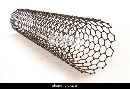 Carbon Nanotube, Abbildung Stockfoto