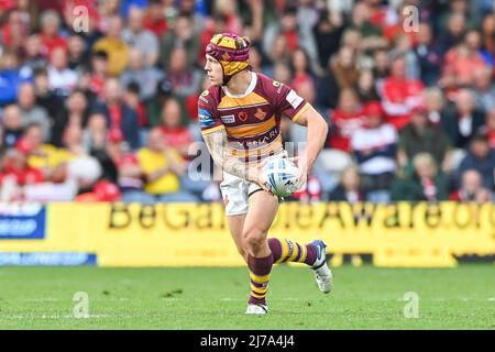 Theo Fages (7) von Huddersfield Giants in Aktion Stockfoto