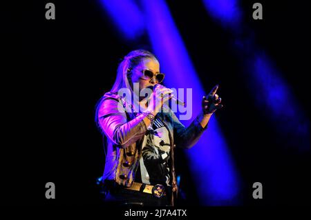 Wien, Österreich. 27. Juni 2015. Anastacia spielt am 27. Juni 2015 auf der Bühne des Donauinselfestivals in Wien Stockfoto