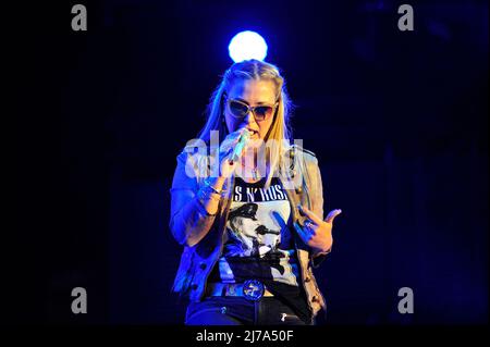 Wien, Österreich. 27. Juni 2015. Anastacia spielt am 27. Juni 2015 auf der Bühne des Donauinselfestivals in Wien Stockfoto