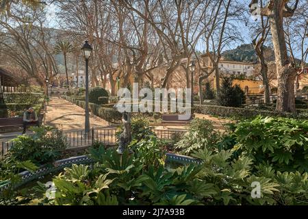 Garden of the Kiss (Jardí Del Bes) in Xativa, Jativa, Provinz Valencia, Bundesland Valencia, Spanien, Europa Stockfoto