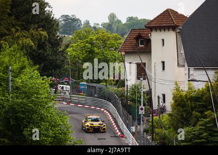 17 BERTHON Nathanael (FRA), Comtoyou DHL Team Audi Sport, Audi RS 3 LMS, Aktion beim WTCR - Race of France 2022, 1. Runde des FIA World Touring Car Cup 2022, vom 7. Bis 8. Mai in Pau, Frankreich - Foto Antonin Vincent / DPPI Stockfoto