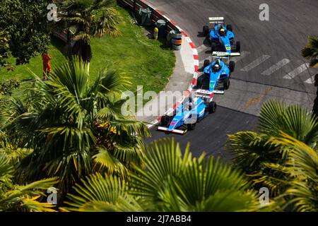 72 VILLAGOMEZ Mateo (ecu), Formule 4 - Mygale Genération 2, 77 MINI Valentino (PAN), Formule 4 - Mygale Genération 2, Aktion während der Runde 2. des Championnat de France FFSA F4 2022, vom 7. Bis 8. Mai auf dem Circuit de Pau-Ville in Pau, Frankreich - Foto Antonin Vincent / DPPI Stockfoto