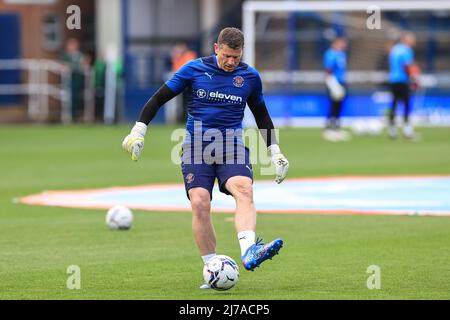 Steve Banks Torhüter Coach des FC Blackpool Stockfoto