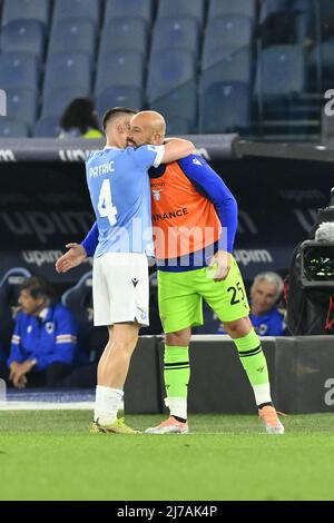 Patric der SS LAZIO während der 36. Tag der Serie A Meisterschaft zwischen S.S. Lazio gegen der U.C. Sampdoria am 7.. Mai 2022 im Stadio Olimpico in Rom, Italien. Stockfoto