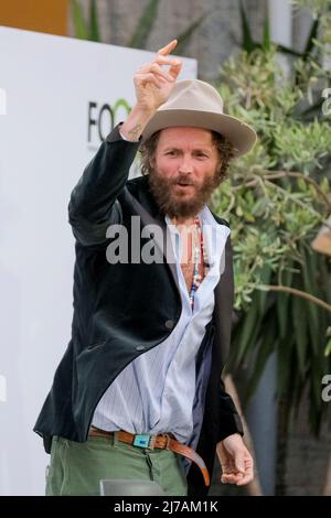 Lorenzo Cherubini aka Jovanotti bei der FOCUS Foundation in Neapel 7. Mai 2022, um sein und Nicola Crocettis Buch "Poesie da Spiaggia" zu präsentieren. Stockfoto