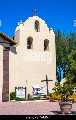 Old Mission Santa Ines. Solvang, Kalifornien, USA. Stockfoto