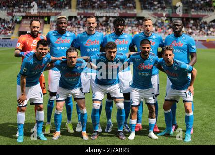 Sec Napoli während der italienischen Serie A, Fußballspiel zwischen Turin FC und SSC Napoli, am 07. Mai 2022 im Grande Torino Stadion in Turin, Italien. Foto Nderim KACELI Stockfoto