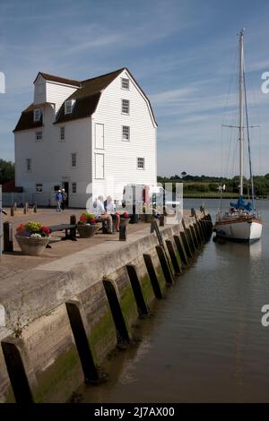 Woodbridge Gezeitenmühle und Museum, Ipswich, Suffolk, England Stockfoto