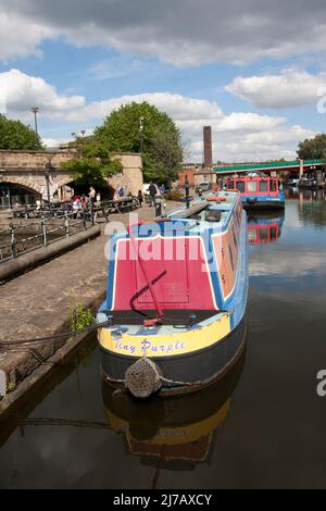 Victoria Quays, Sheffield & Tinsley Rejuvenated Canal Basin, Sheffield, South Yorkshire Stockfoto