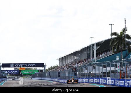 Miami, USA. 07.. Mai 2022. Lando Norris (GBR) McLaren MCL36. Miami Grand Prix, Samstag, 7.. Mai 2022. Miami International Autodrome, Miami, Florida, USA. Quelle: James Moy/Alamy Live News Stockfoto