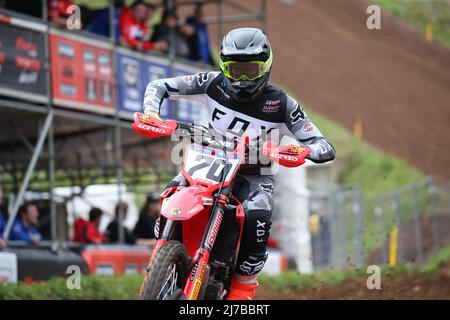 Maggiora Park, Maggiora (NO), Italien, 07. Mai 2022, 70 RUBEN FERNÁNDEZ GARCIA (Honda 114 Motorsports) während der MXGP von Italien 2022 - Motocross Stockfoto