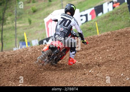 Maggiora Park, Maggiora (NO), Italien, 07. Mai 2022, 70 RUBEN FERNÁNDEZ GARCIA (Honda 114 Motorsports) während der MXGP von Italien 2022 - Motocross Stockfoto