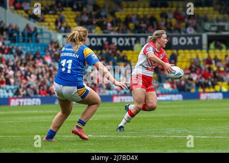 Saint Helens Bethany Stott beim Halbfinale des Challenge Cup zwischen Wigan und St Helens am 7. Mai 2022 in der Elland Road, Leeds, England. Foto von Simon Hall. Nur zur redaktionellen Verwendung, Lizenz für kommerzielle Nutzung erforderlich. Keine Verwendung bei Wetten, Spielen oder Veröffentlichungen einzelner Clubs/Vereine/Spieler. Stockfoto