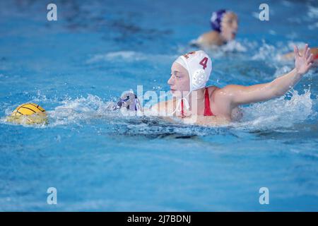 Silvia Avegno (SIS Roma) im Halbfinale - SIS Roma gegen Ekipe Orizzonte, Wasserball Italienische Serie A1 Frauenspiel in Roma, Italien, Mai 07 2022 Stockfoto