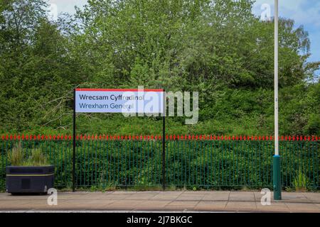 Wrexham General Station, Wrecsam Cyffredinol Stockfoto