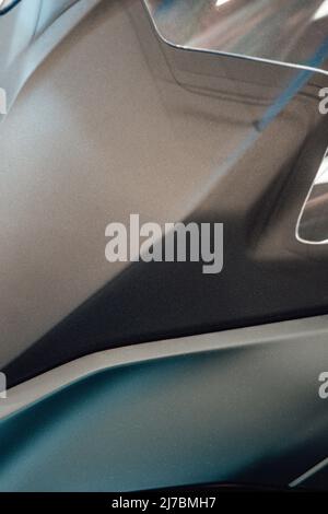 Abstrakte Formen moderner Bände, die in der Regel auf Fahrzeugen verwendet werden Stockfoto