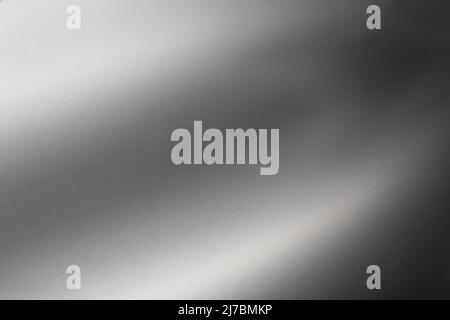 Mattgraue Metallic-Struktur mit Biegungen Stockfoto