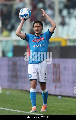 Mario Rui (SSC Napoli) in Aktion während des Spiels Turin FC gegen SSC Napoli, italienische Fußballserie A in Turin, Italien, Mai 07 2022 Stockfoto